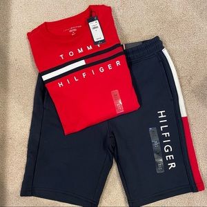 Tommy Hilfiger - Long-sleeve shirt and shorts set